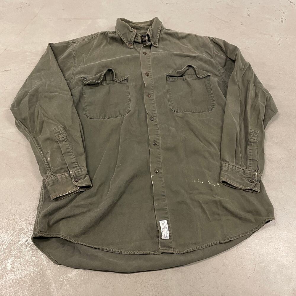 Y2K distressed Abercrombie and fitch button up t-shirt